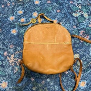 margot Tan Leather Women's Backpack